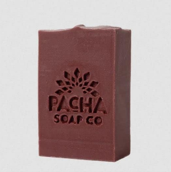 💚5/$25 New PAcHA Spiced Pomegranate Bar Soap Handcrafted Artisan Luxury Soap - Picture 1 of 2